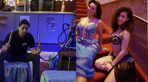 Tijdelijke henna tattoos en shisha lounge