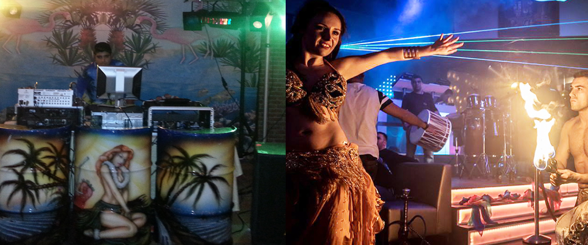 Oosterse buikdanseres