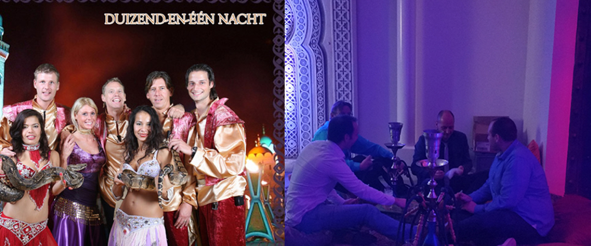 Tijdelijke henna tattoos en shisha lounge